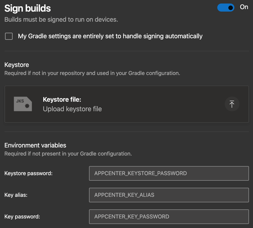 After automating your app’s build process, you need to sign it with a keystore in order to distribute the build version to testers and users