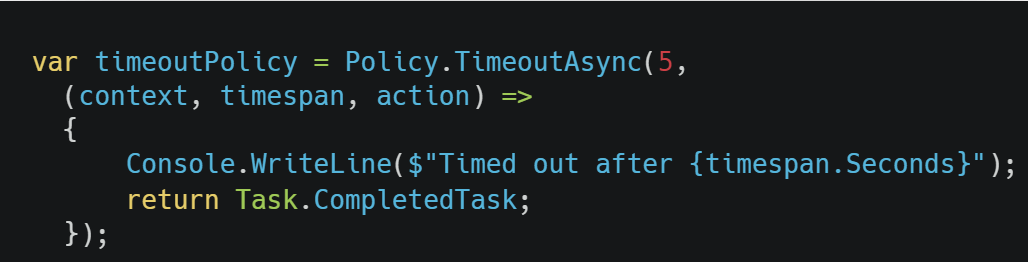 Add a callback when timeout happens